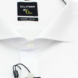 OLYMP Hemd No SIX super slim Uni Langarm mit Umschlagmanschette 46 (XXL)