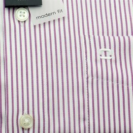 OLYMP LUXOR modern fit a racha camisa para hombres mangas largas