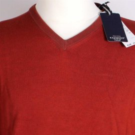 Mens pullover, V-neck, brand REDMOND, pure cotton