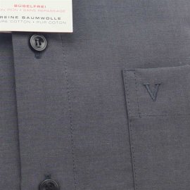 MARVELIS Men´s Shirt MODERN FIT chambray short sleeves