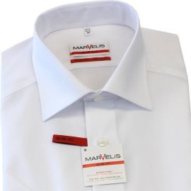 MARVELIS Shirt MODERN FIT Uni camisa para hombres manga corta (4700-12-00) 47
