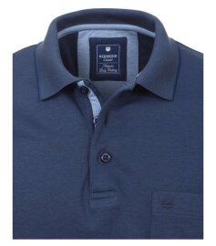 REDMOND Poloshirt Wash & Wear mit Brusttasche, halbarm