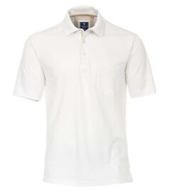 REDMOND Poloshirt Wash & Wear mit Brusttasche, halbarm