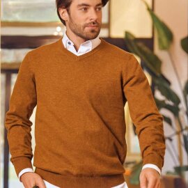 Herren Pullover, V-Ausschnitt, Marke Marvelis, reine...