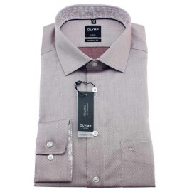 OLYMP LUXOR chemise pour homme MODERN FIT uni à manches longue