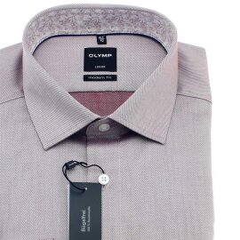 OLYMP LUXOR chemise pour homme MODERN FIT uni à manches longue