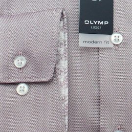 OLYMP LUXOR chemise pour homme MODERN FIT uni à manches longue