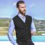 Herren Strickweste, V-Ausschnitt, Marke MARVELIS, 100% merino extra fein Wolle