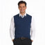 Herren Pullunder, V-Ausschnitt, Marke REDMOND, 100% Baumwolle, royal blau