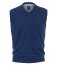 Herren Pullunder, V-Ausschnitt, Marke REDMOND, 100% Baumwolle, royal blau