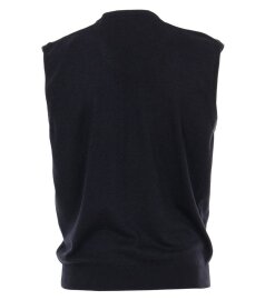 Herren Pullunder, V-Ausschnitt, Marke REDMOND, 100% Baumwolle, blauschwarz