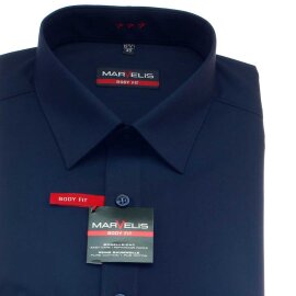 Marvelis BODY FIT Uni camisa para hombres mangas largas