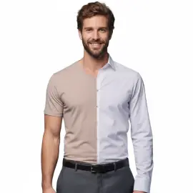 MARVELIS T-Shirt BODY FIT UNSICHTBAR mit V-Ausschnitt
