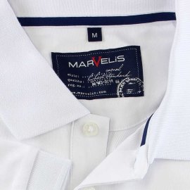 MARVELIS Quick-dry functional poloshirt MODERN FIT short sleeve with breast pocket 43-44 (XL)