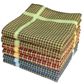 Handkerchiefs 12 pieces ca.40x40cm pure cotton Jack + Charles