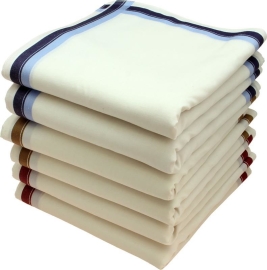 Handkerchiefs 12 pieces ca.40x40cm pure cotton Jack + Charles