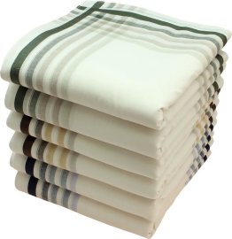 Handkerchiefs 12 pieces ca.40x40cm pure cotton Jack + Harry
