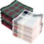 Handkerchiefs 12 pieces ca.40x40cm pure cotton Highland + Steward