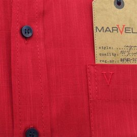 MARVELIS chemise pour homme CASUAL chambray à manches courtes