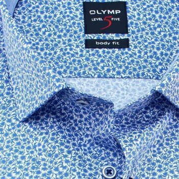 OLYMP Level Five BODY FIT camisa para hombres mangas cortas