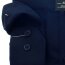 MARVELIS Hemd BODY FIT uni langarm Doppelkragen mit Button-Down