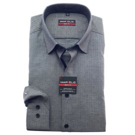 MARVELIS Shirt BODY FIT jacquard long sleeve 41-42 (L)