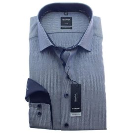 OLYMP LUXOR MODERN FIT jacquard camisa para hombres...
