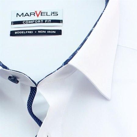 MARVELIS Hemd COMFORT FIT uni langarm 41-42 (L)