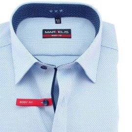 MARVELIS Shirt BODY FIT jacquard long sleeve 37-38 (S)