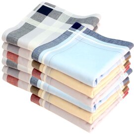 Mouchoirs 12 pièces ca.40x40cm pur coton Steward +...