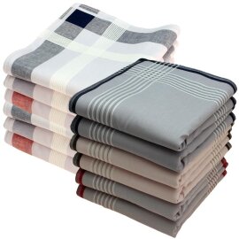 Mouchoirs 12 pièces ca.40x40cm pur coton Steward +...