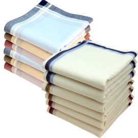 Handkerchiefs 12 pieces ca.40x40cm pure cotton Jerry +...