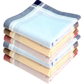 Handkerchiefs 12 pieces ca.40x40cm pure cotton Jerry + Weiss