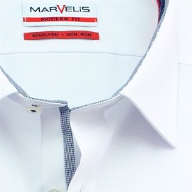 MARVELIS men´s`s Shirt MODERN FIT uni short sleeve