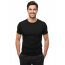 MARVELIS camisa negro BODY FIT con cuelle en crew neck (2 unidades)
