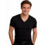 MARVELIS T-Shirt BODY FIT schwarz mit V-Ausschnitt (2er Pack)