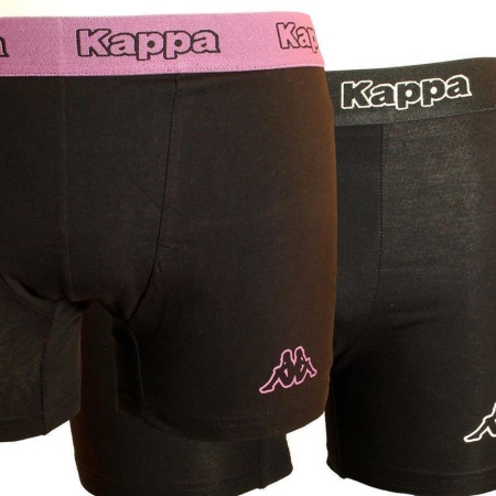 KAPPA Boxershort 2 Stück im Pack Farben: Lila und Schwarz