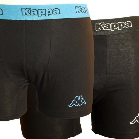 Boxer KAPPA 2 pièces dans un pack de couleurs: bleu et noir 5 (M)
