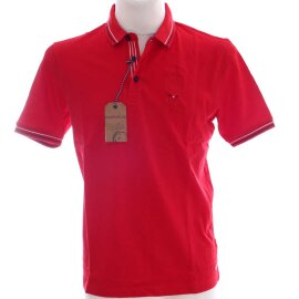 MARVELIS Polohemd MODERN FIT mit Strickkragen halbarm