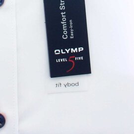 OLYMP Level Five BODY FIT a uni camisa para hombres mangas cortas