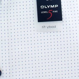 OLYMP Level Five BODY FIT a uni camisa para hombres mangas cortas 37-38 (S)
