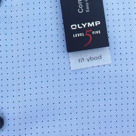 OLYMP Shirt Level Five BODY FIT dots short sleeve 37-38 (S)