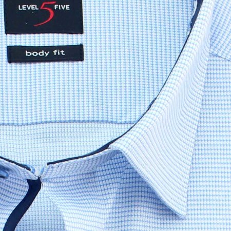 OLYMP Level Five BODY FIT camisa para hombres mangas cortas 37-38 (S)