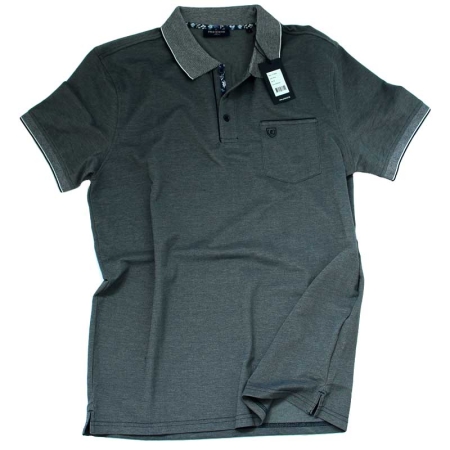 PRE END polo shirt with collar, half sleeve with chest pocket