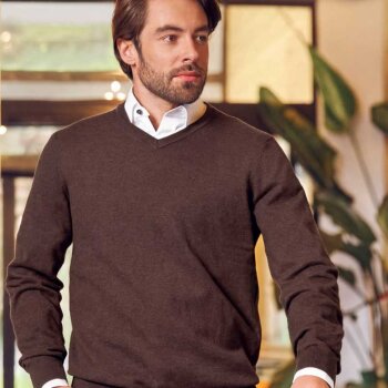 MARVELIS pullover with V-Neck, longsleeve