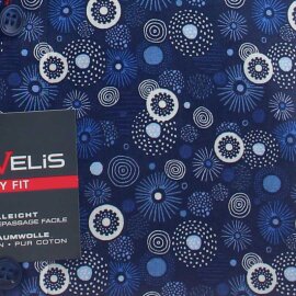 MARVELIS Hemd BODY FIT modischer Druck langarm