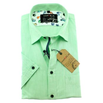 MARVELIS Casual Men`s Shirt sport uni short sleeve