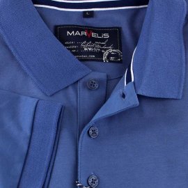 MARVELIS Quick-dry functional poloshirt MODERN FIT short sleeve with breast pocket M (39-40)