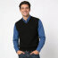 Herren Pullunder, V-Ausschnitt, Marke REDMOND, 100% Baumwolle