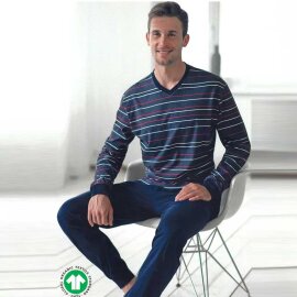 AMMANN Schlafanzug Oberteil + Hose LANG